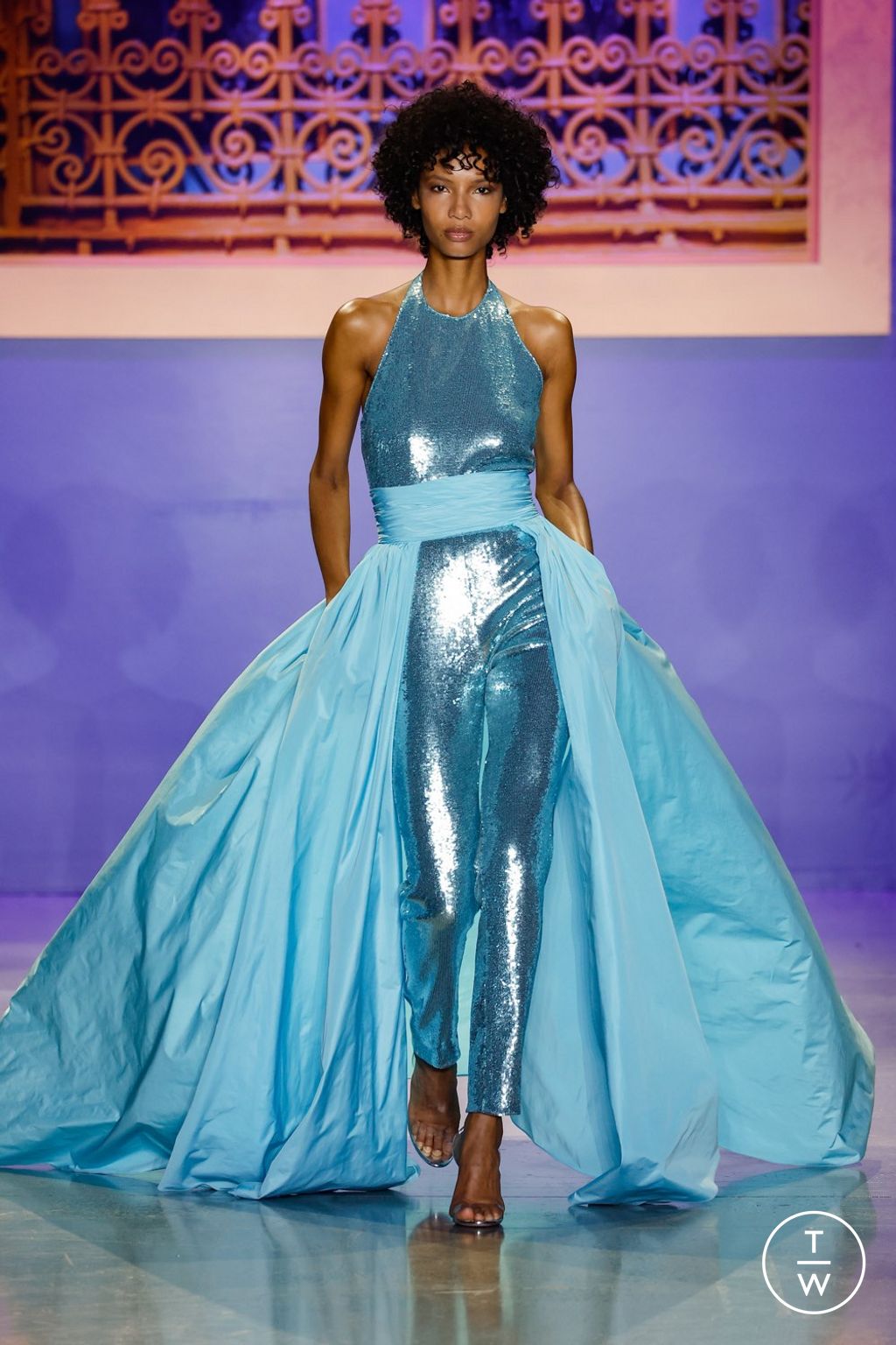 Fashion Week New York Spring/Summer 2024 look 6 from the Pamella Roland collection womenswear