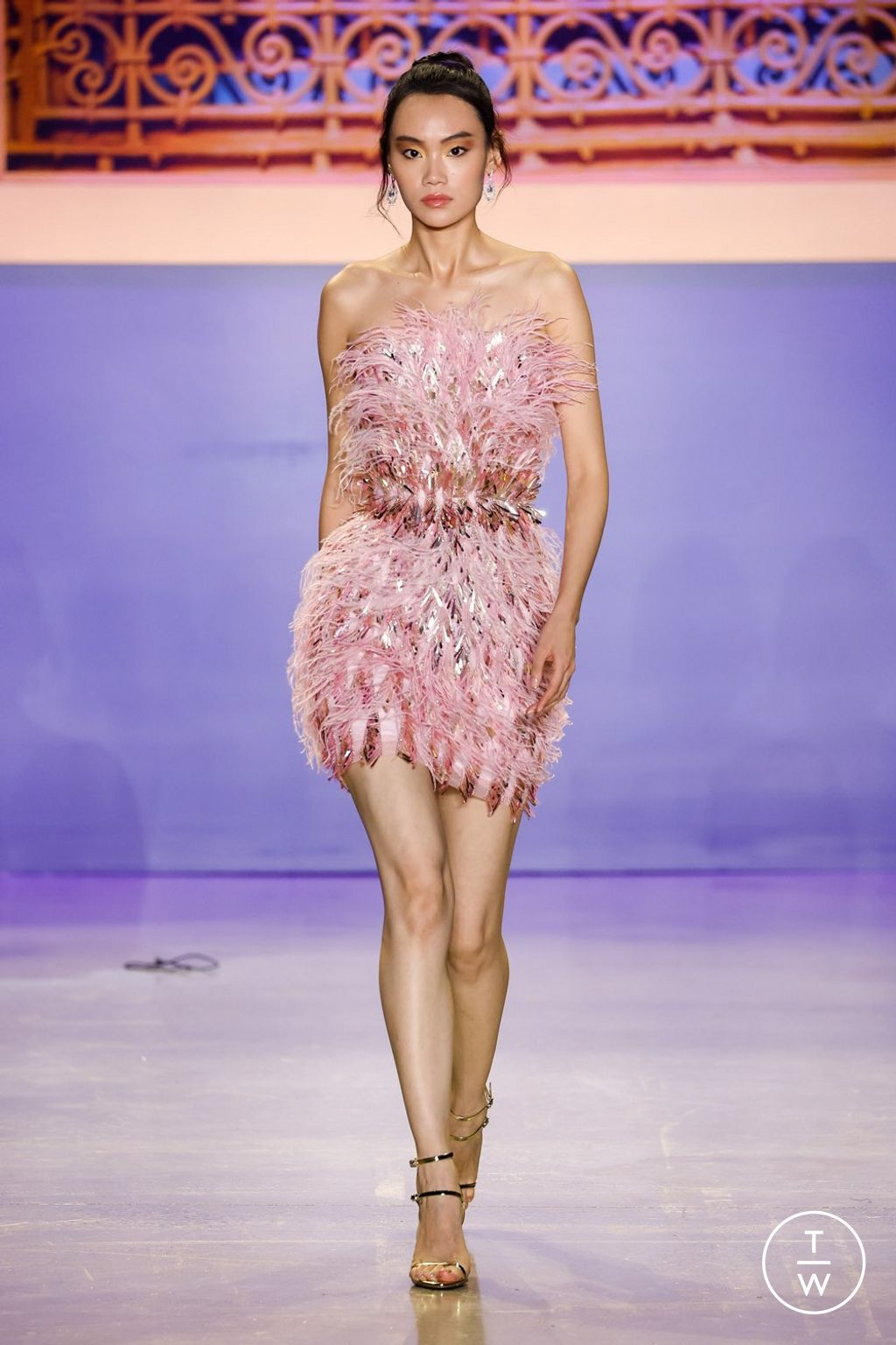 Fashion Week New York Spring/Summer 2024 look 13 from the Pamella Roland collection womenswear