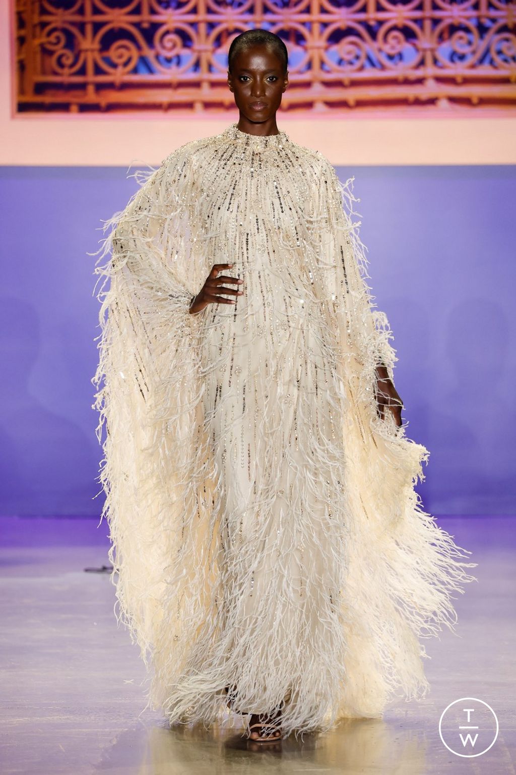 Fashion Week New York Spring/Summer 2024 look 17 from the Pamella Roland collection womenswear