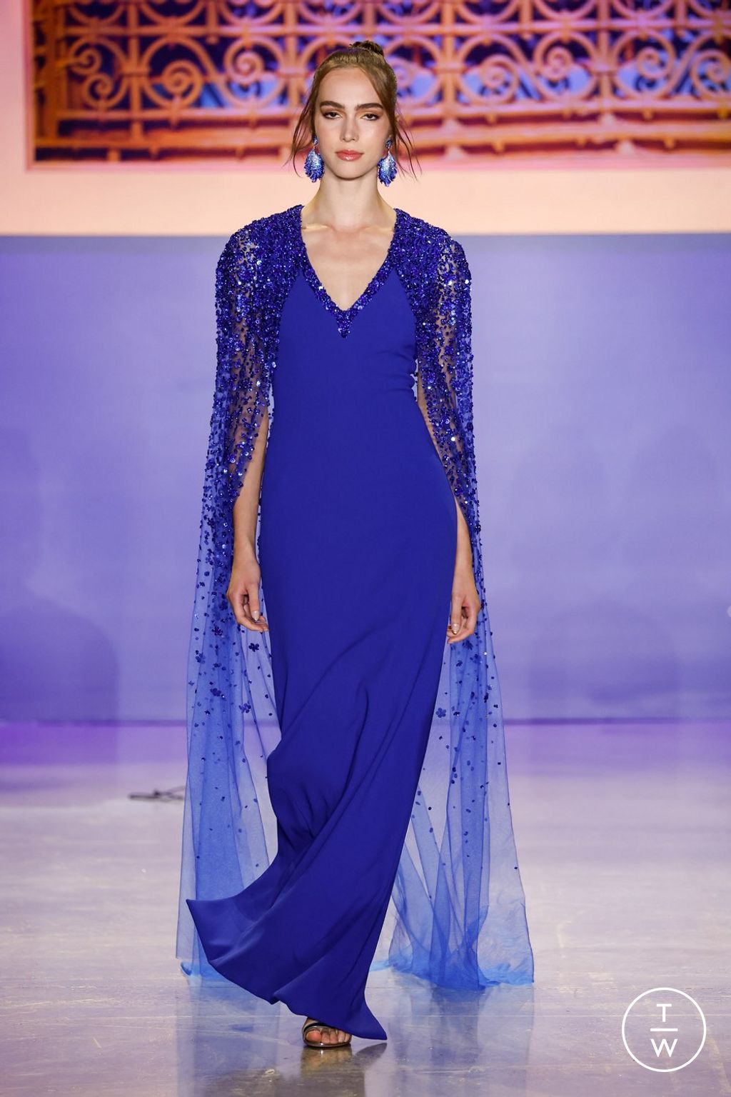Fashion Week New York Spring/Summer 2024 look 19 from the Pamella Roland collection womenswear