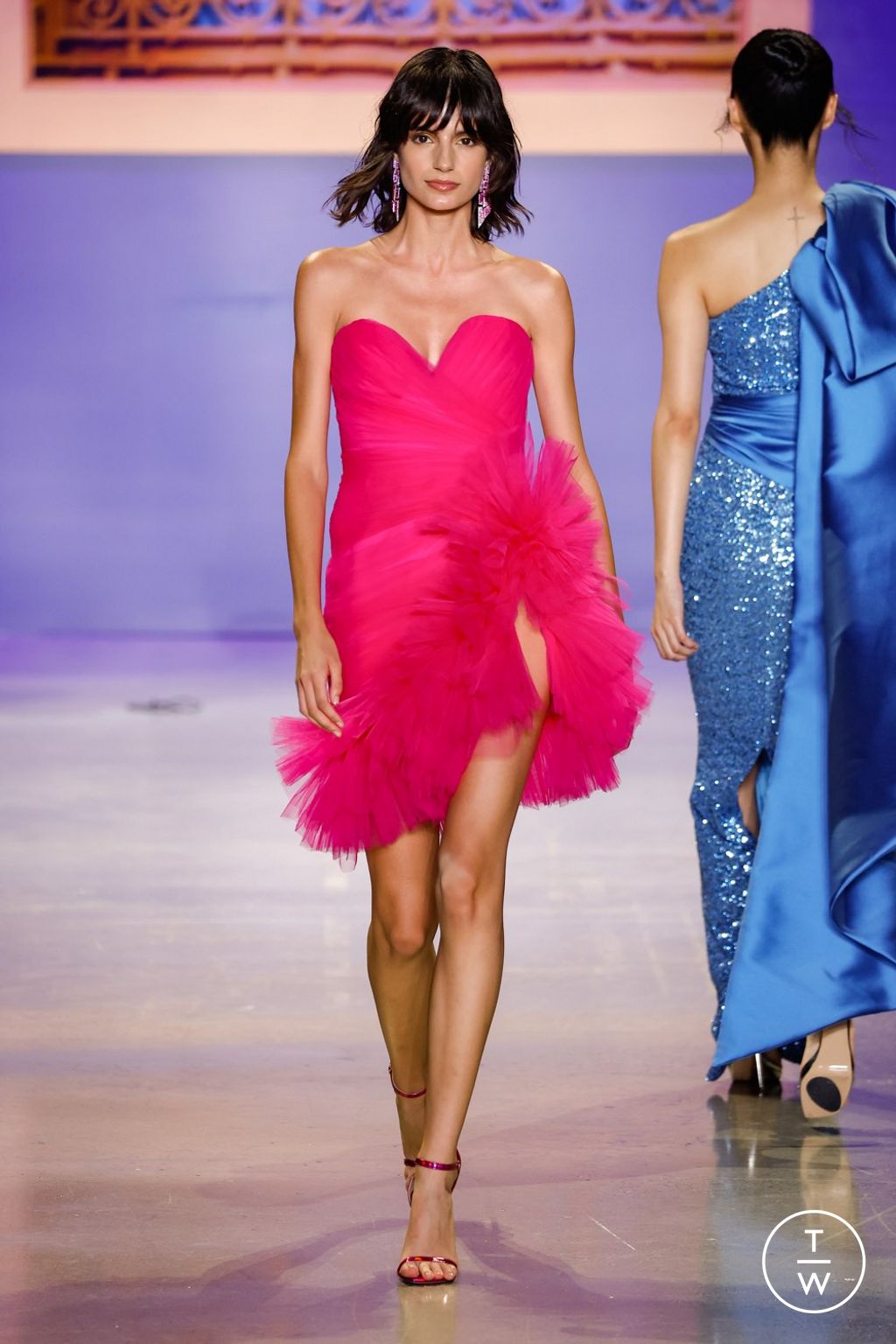 Fashion Week New York Spring/Summer 2024 look 22 from the Pamella Roland collection womenswear