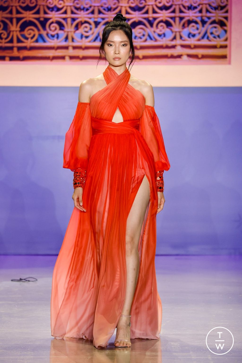 Fashion Week New York Spring/Summer 2024 look 23 from the Pamella Roland collection womenswear