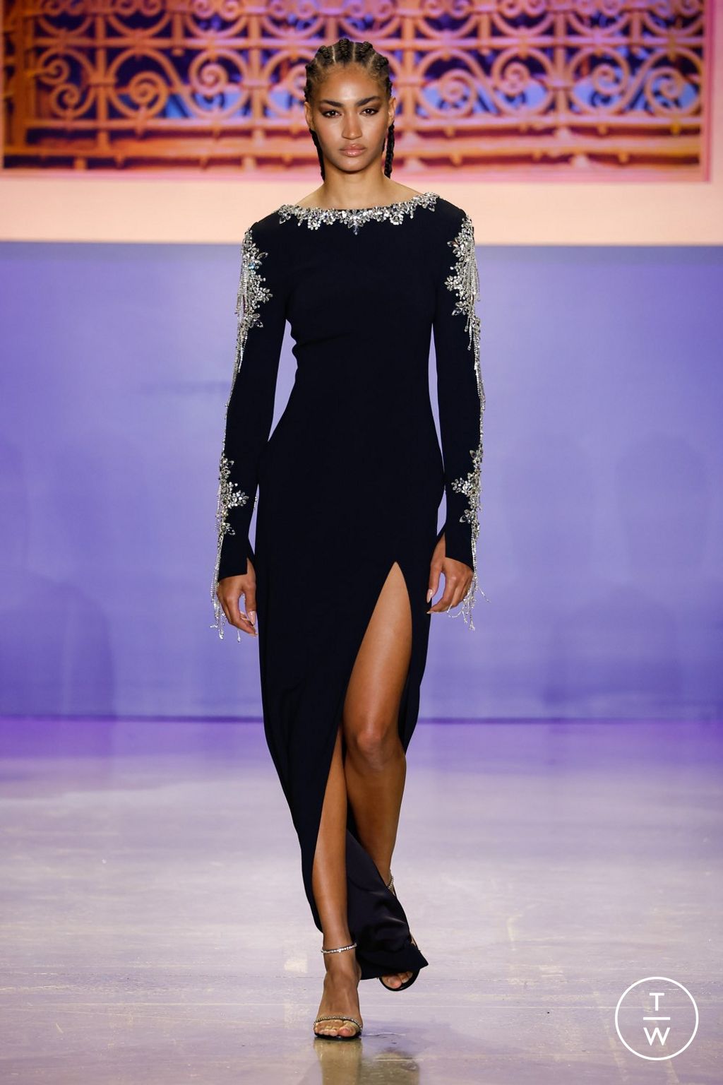 Fashion Week New York Spring/Summer 2024 look 37 from the Pamella Roland collection womenswear