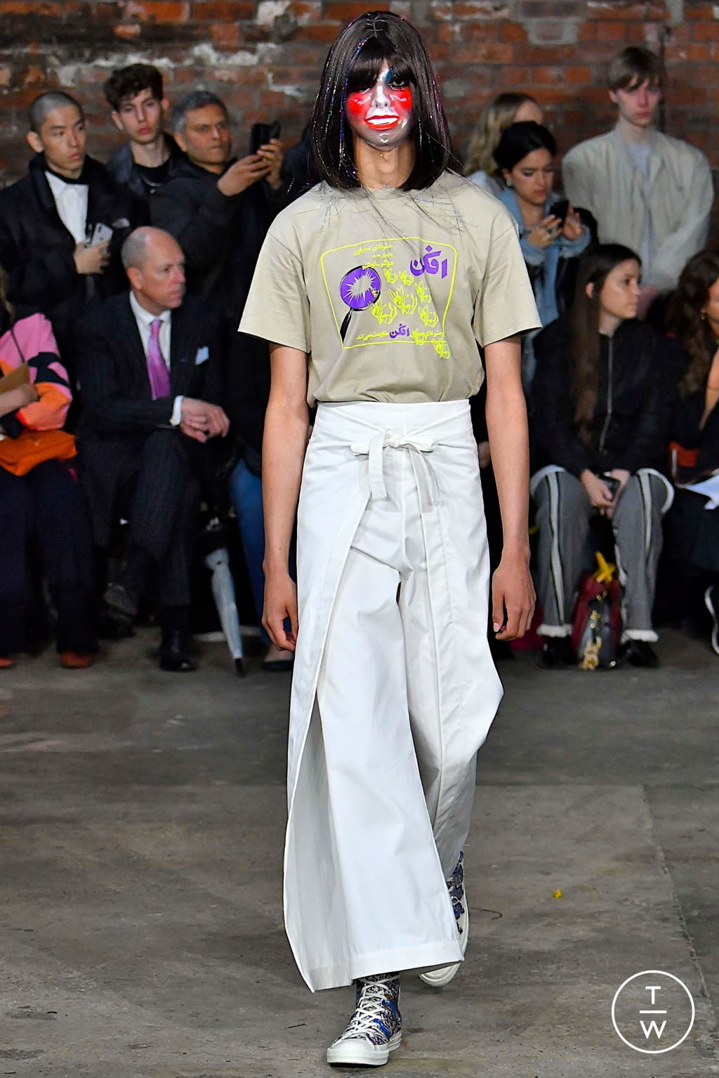 Fashion Week London Spring/Summer 2020 look 19 from the Paria Farzaneh collection 男装
