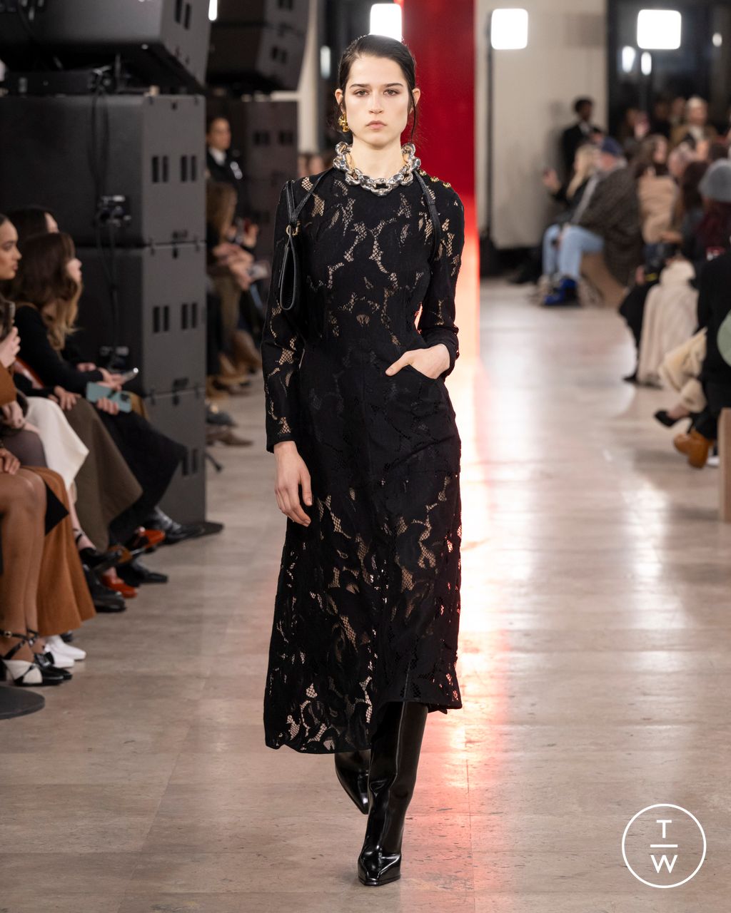 Fashion Week Paris Fall/Winter 2025 look 3 from the Patou collection womenswear