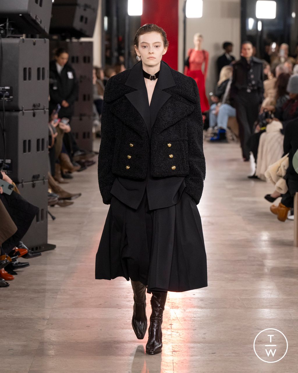 Fashion Week Paris Fall/Winter 2025 look 12 from the Patou collection womenswear