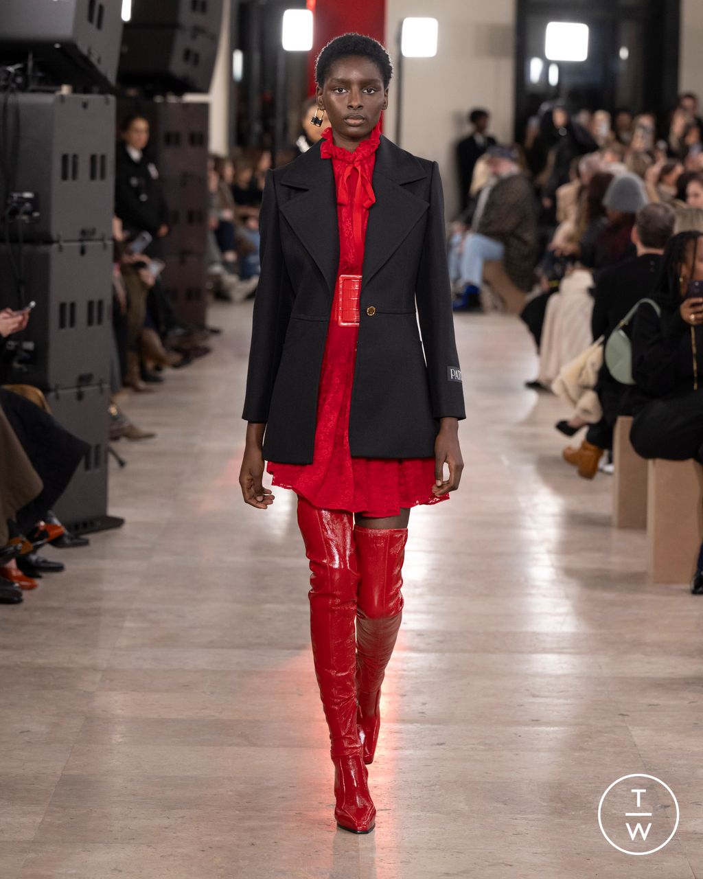 Fashion Week Paris Fall/Winter 2025 look 19 from the Patou collection womenswear