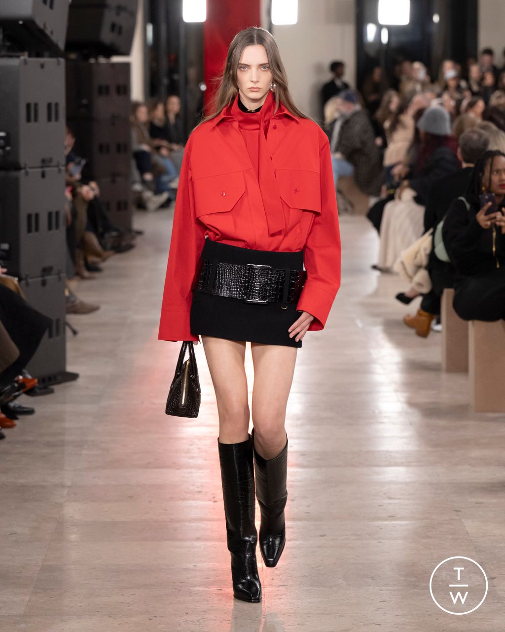 Fashion Week Paris Fall/Winter 2025 look 24 from the Patou collection womenswear