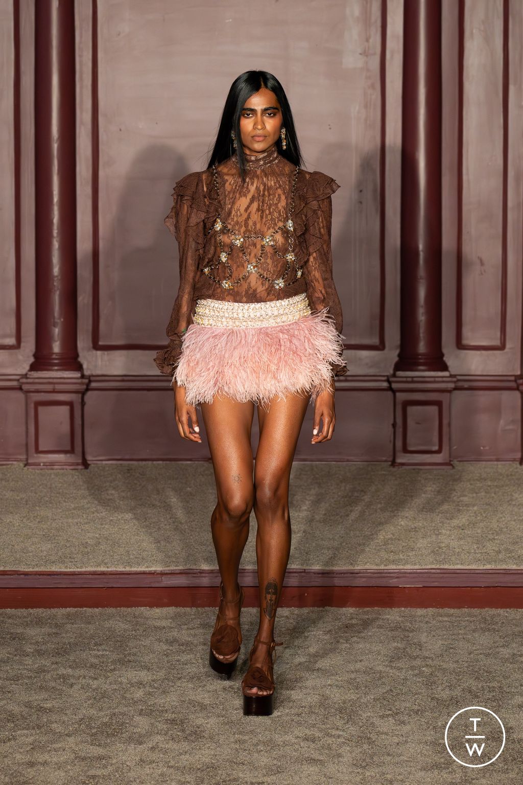 Fashion Week New York Fall/Winter 2026 look 10 from the Patbo collection womenswear