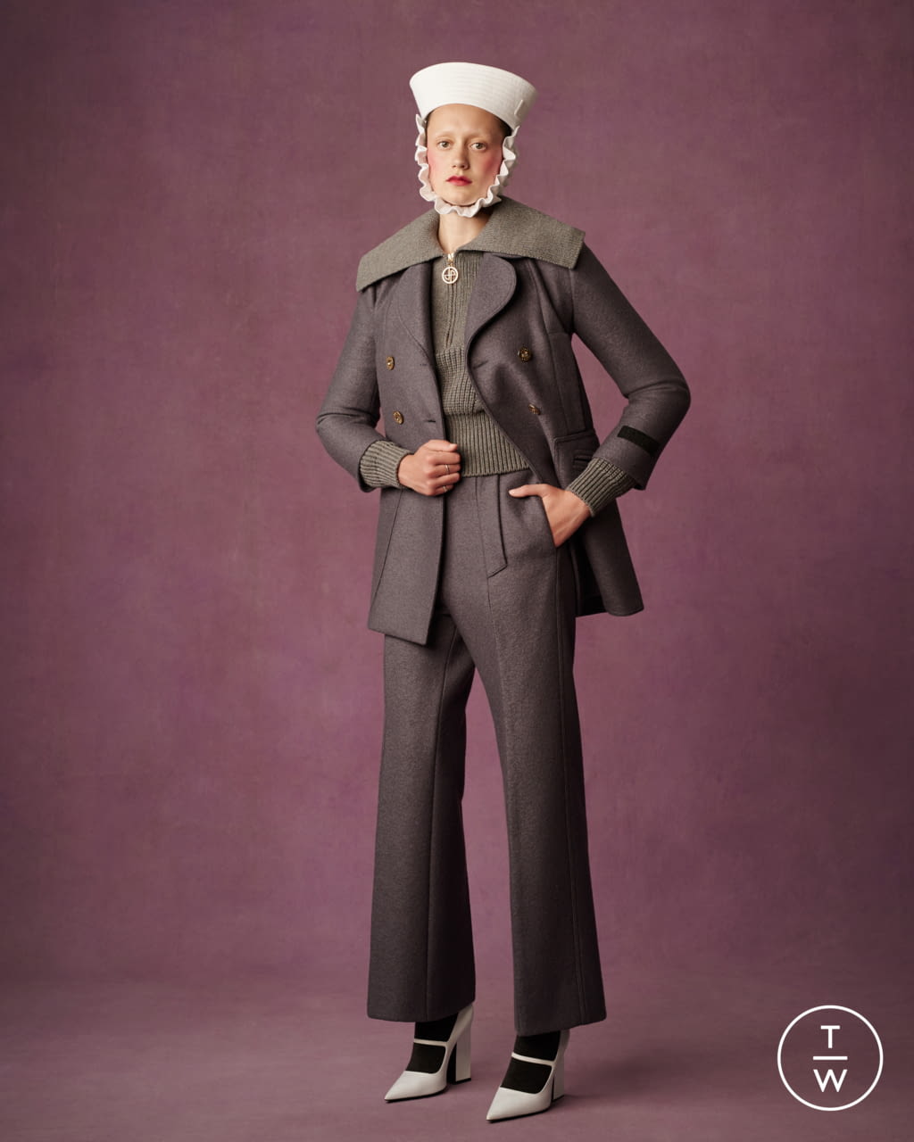 Fashion Week Paris Resort 2021 look 6 from the Patou collection womenswear