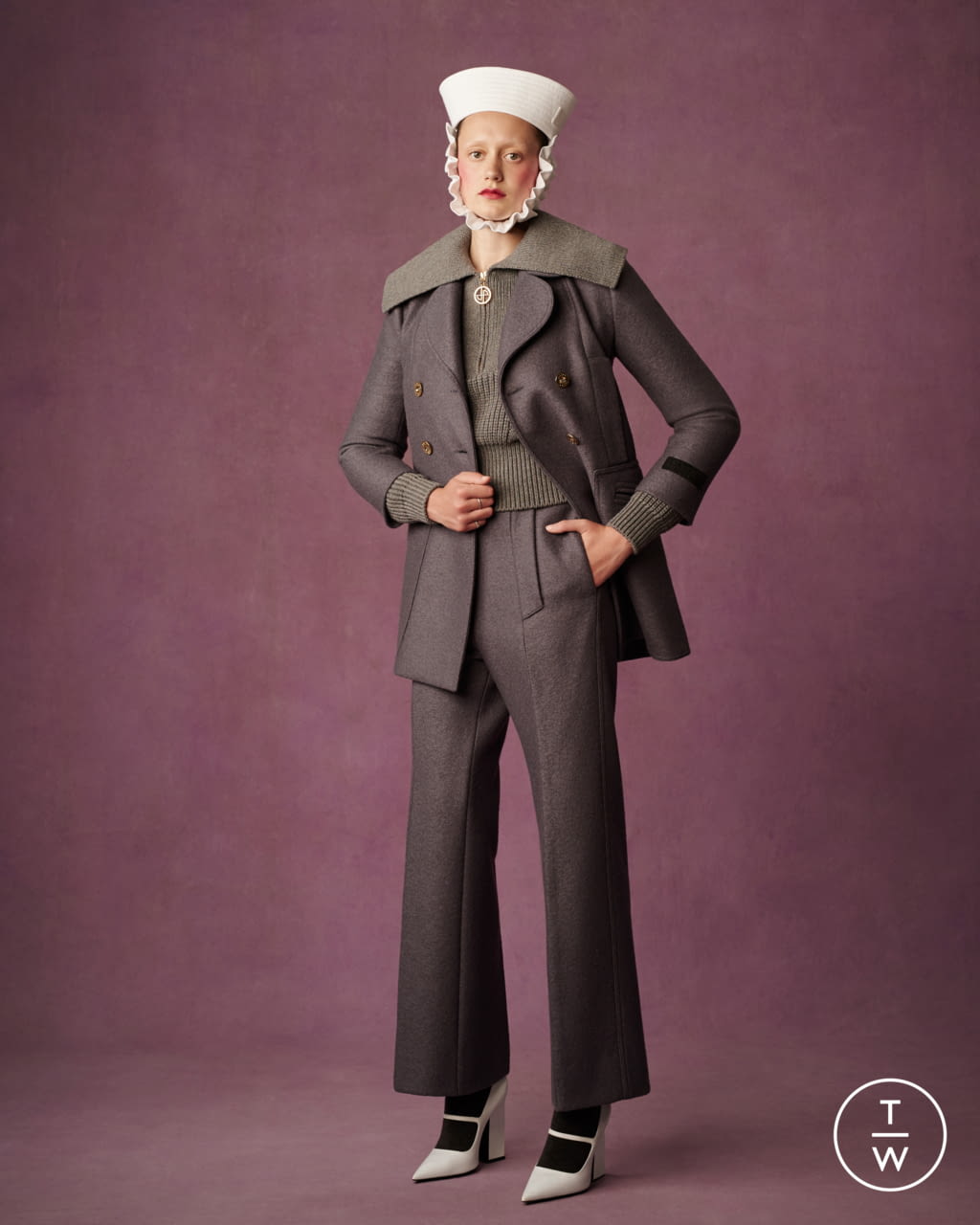 Fashion Week Paris Resort 2021 look 6 from the Patou collection 女装