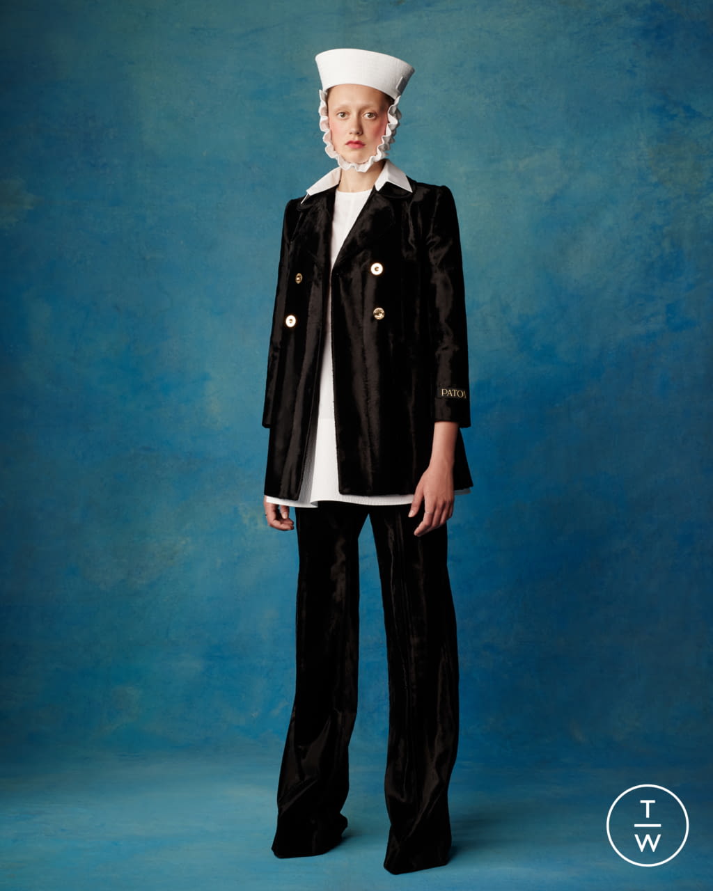 Fashion Week Paris Resort 2021 look 8 from the Patou collection 女装