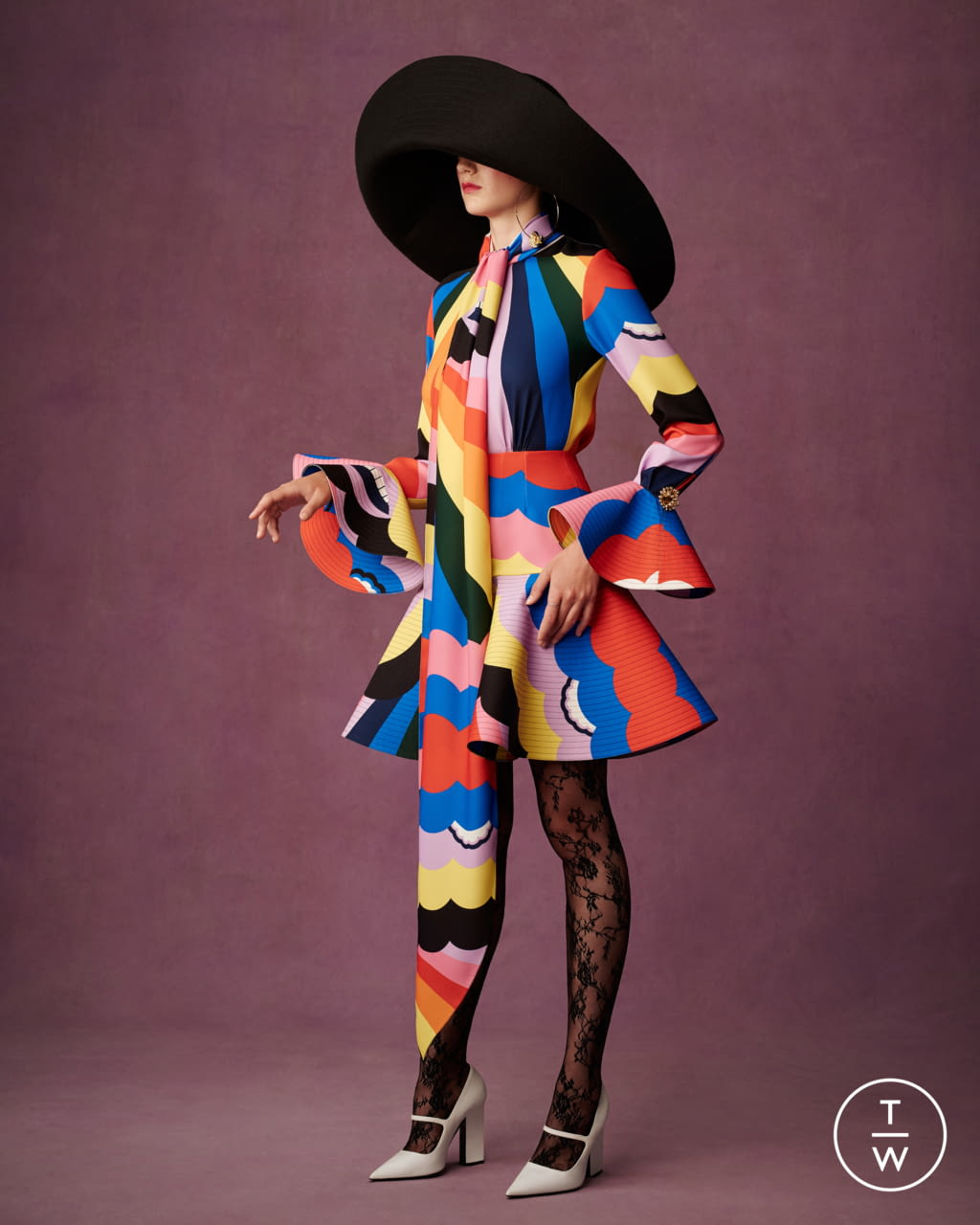 Fashion Week Paris Resort 2021 look 18 from the Patou collection 女装