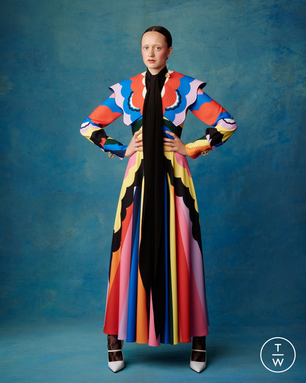 Fashion Week Paris Resort 2021 look 19 from the Patou collection 女装