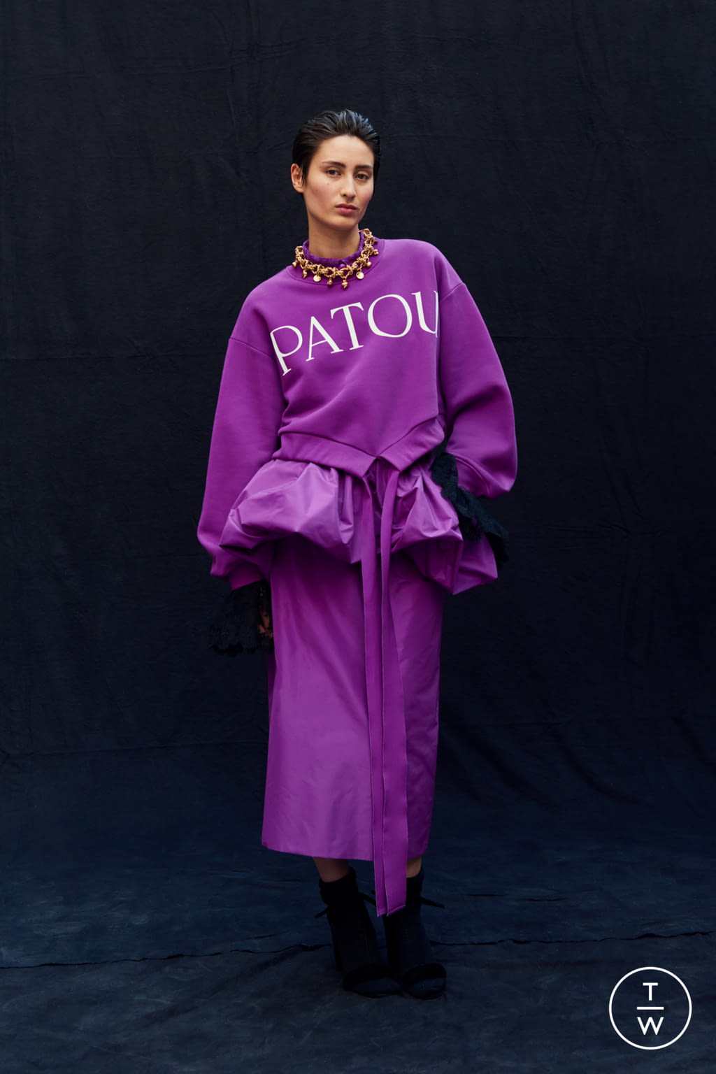 Fashion Week Paris Spring/Summer 2022 look 17 from the Patou collection womenswear