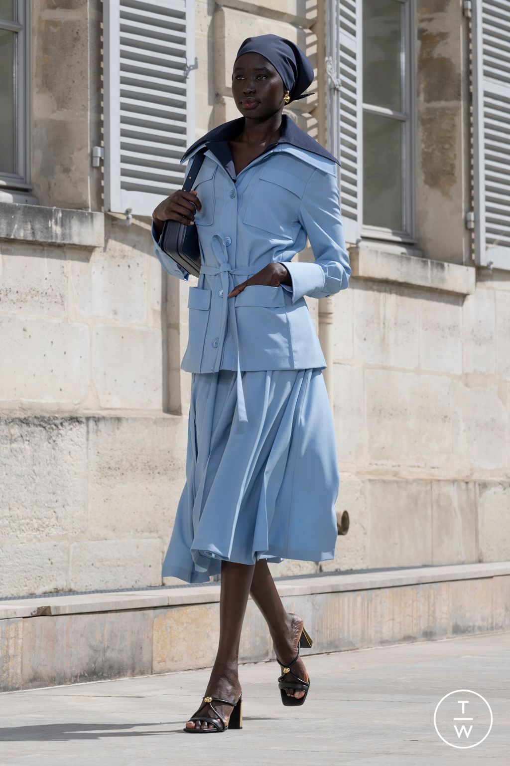 Fashion Week Paris Spring-Summer 2025 look 2 from the Patou collection womenswear