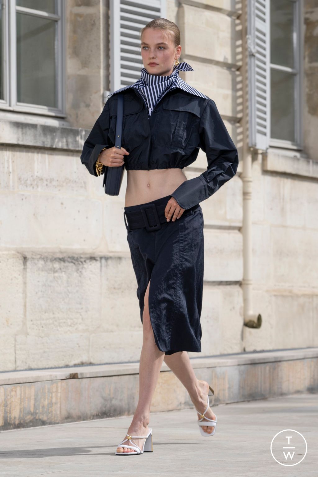 Fashion Week Paris Spring-Summer 2025 look 6 from the Patou collection womenswear
