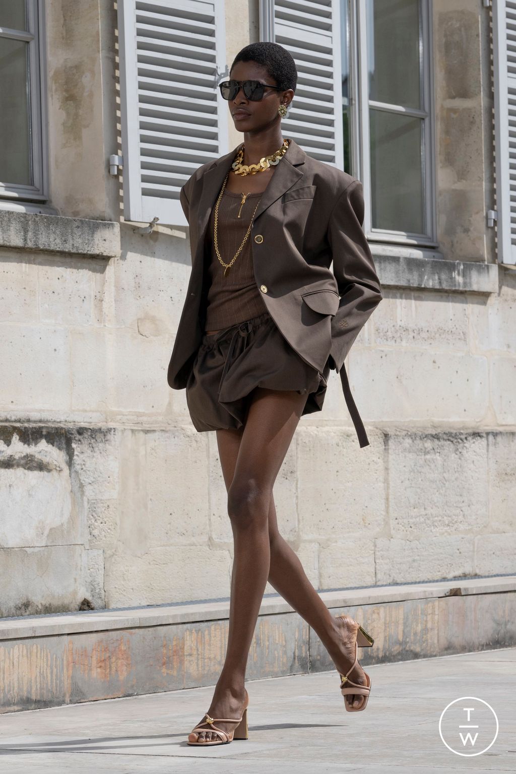 Fashion Week Paris Spring-Summer 2025 look 22 from the Patou collection womenswear