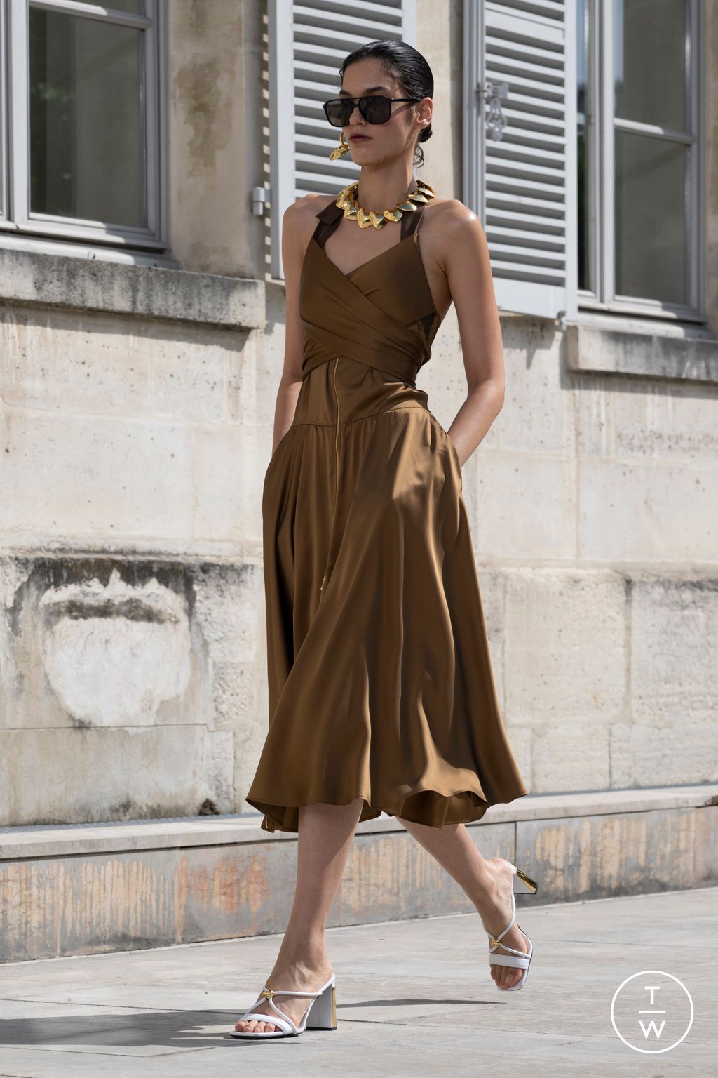 Fashion Week Paris Spring-Summer 2025 look 27 from the Patou collection womenswear