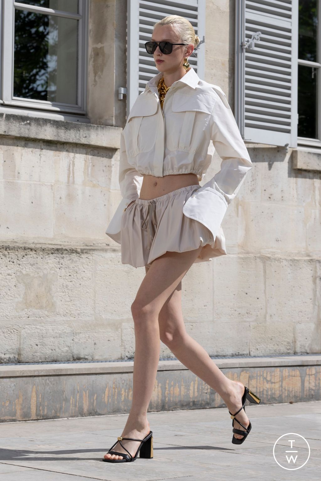 Fashion Week Paris Spring-Summer 2025 look 28 from the Patou collection womenswear