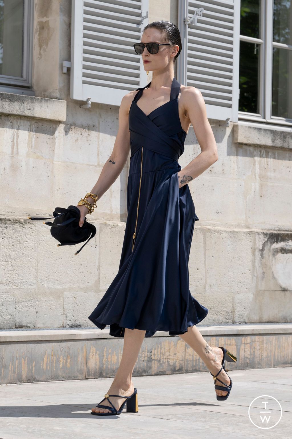 Fashion Week Paris Spring-Summer 2025 look 33 from the Patou collection womenswear