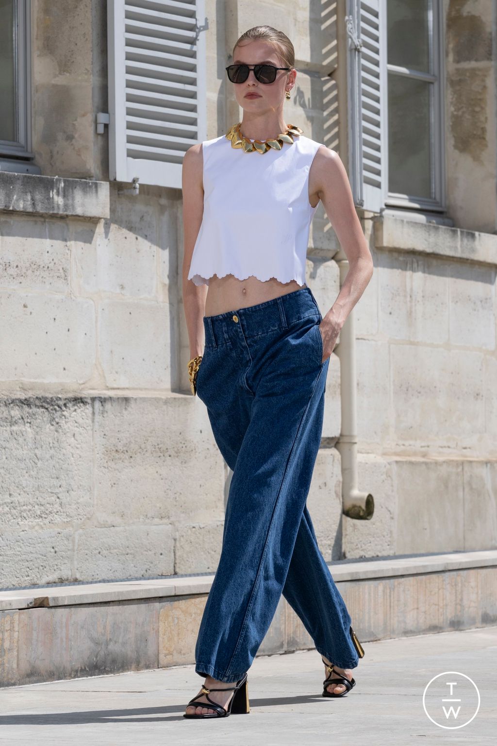 Fashion Week Paris Spring-Summer 2025 look 34 de la collection Patou womenswear