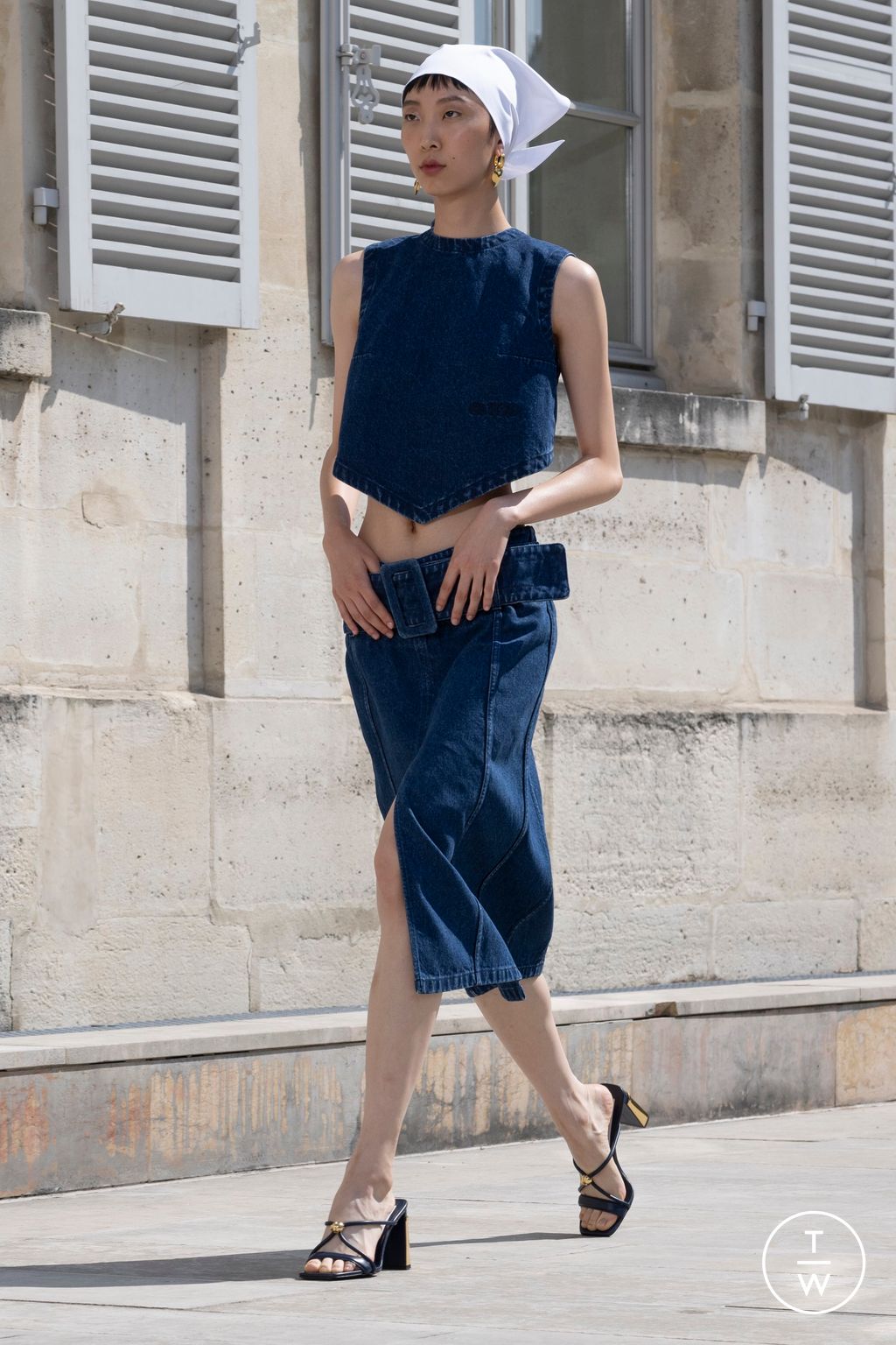 Fashion Week Paris Spring-Summer 2025 look 35 from the Patou collection womenswear