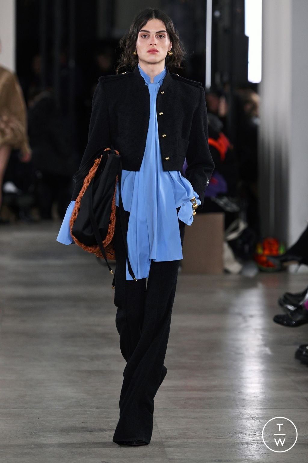 Fashion Week Paris Fall/Winter 2024 look 12 from the Patou collection womenswear