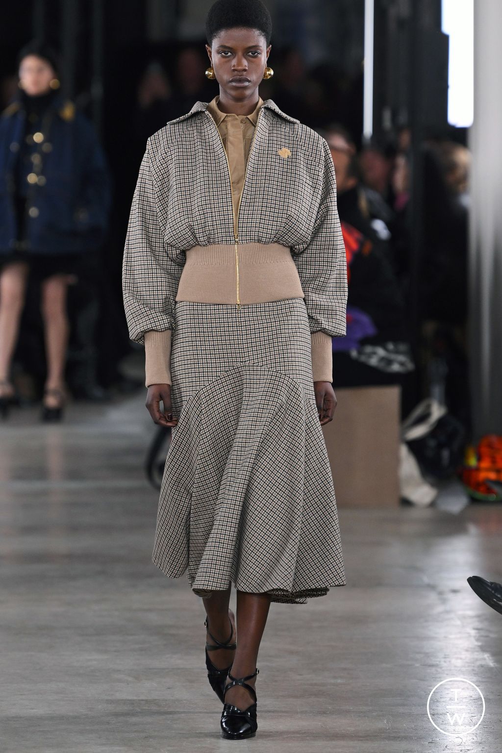 Fashion Week Paris Fall/Winter 2024 look 30 de la collection Patou womenswear
