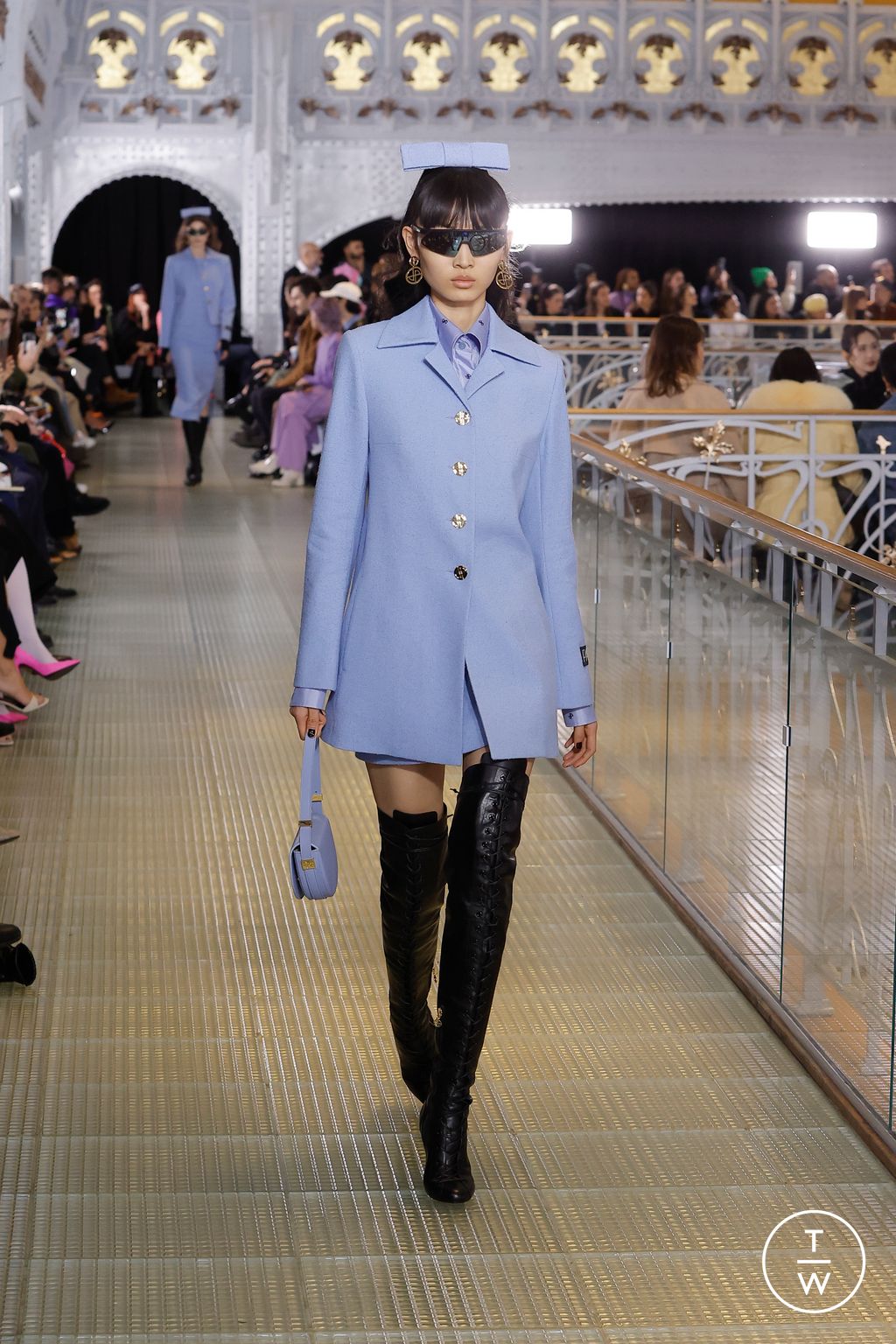 Fashion Week Paris Fall/Winter 2023 look 30 from the Patou collection womenswear
