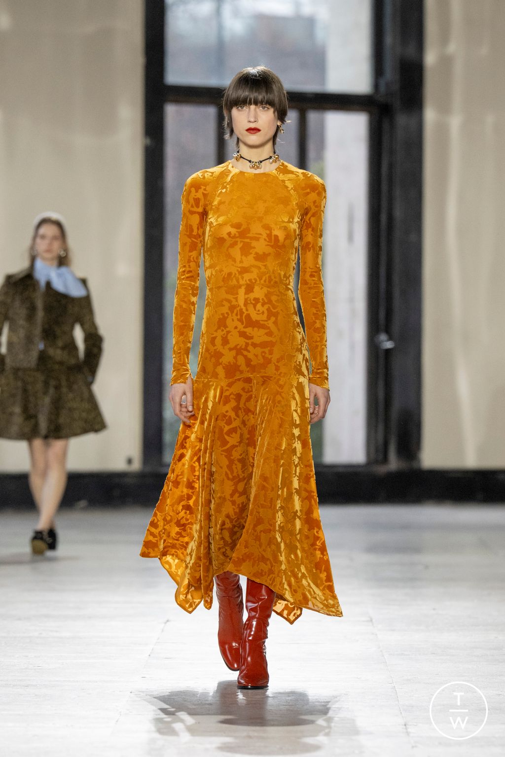 Fashion Week Paris Fall/Winter 2026 look 11 from the Patou collection womenswear