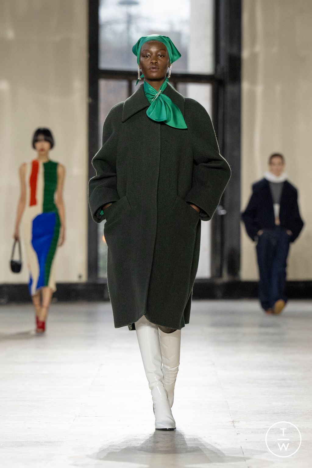 Fashion Week Paris Fall/Winter 2026 look 17 from the Patou collection 女装