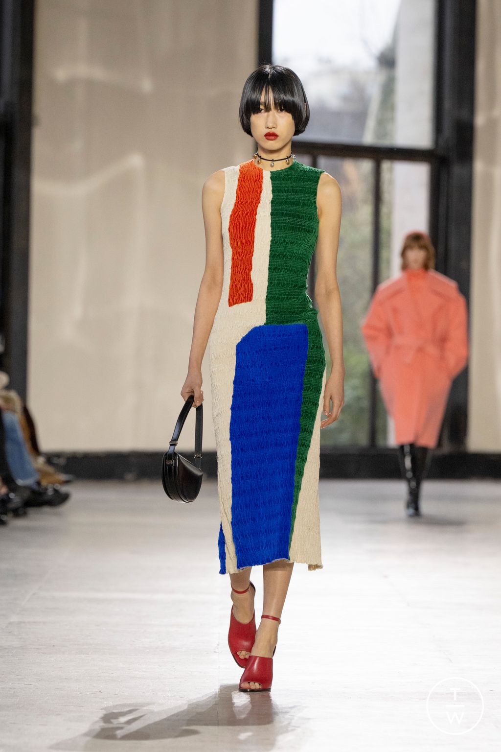 Fashion Week Paris Fall/Winter 2026 look 18 de la collection Patou womenswear