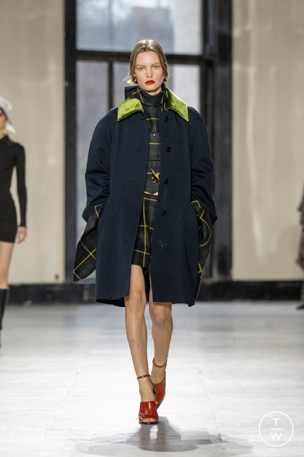 Fashion Week Paris Fall/Winter 2026 look 2 from the Patou collection womenswear