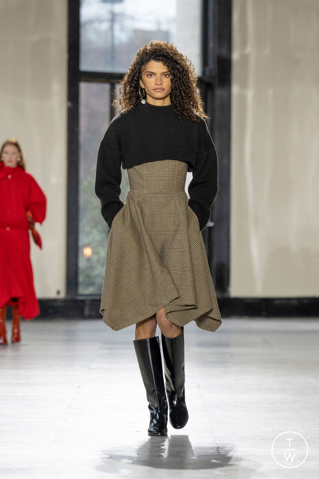 Fashion Week Paris Fall/Winter 2026 look 32 from the Patou collection womenswear