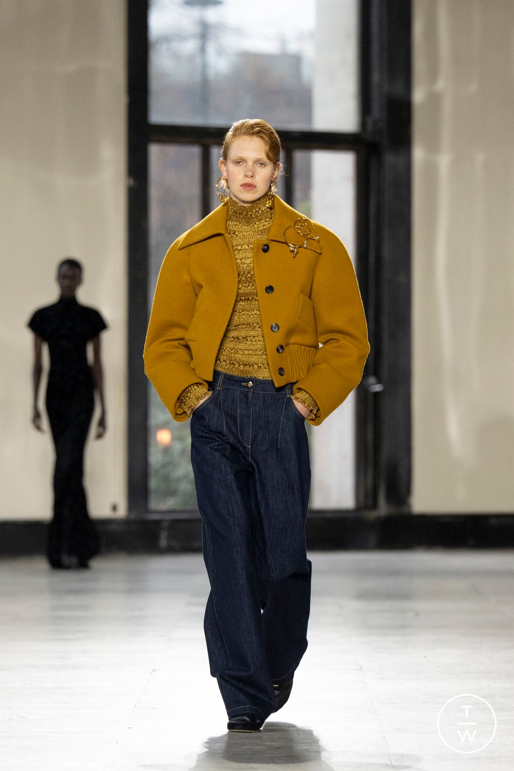 Fashion Week Paris Fall/Winter 2026 look 41 from the Patou collection 女装