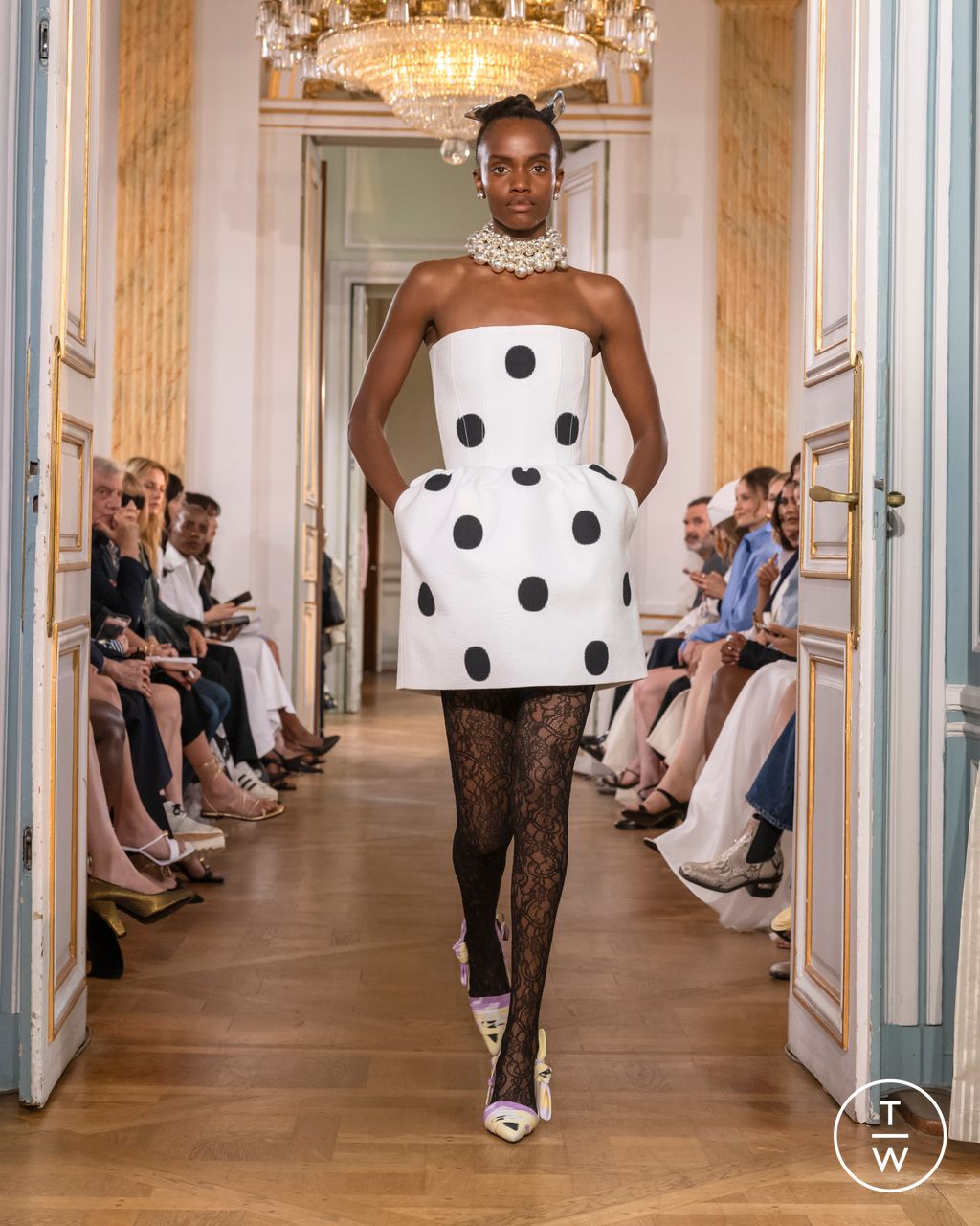 Fashion Week Paris Spring/Summer 2026 look 25 from the Patou collection womenswear