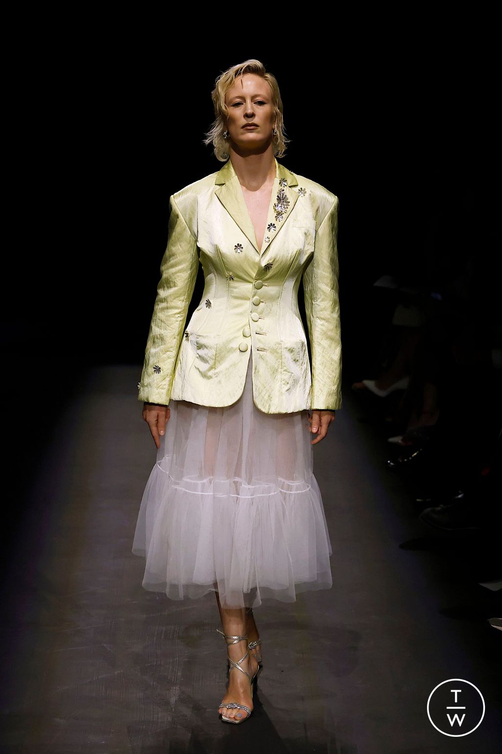 Fashion Week London Spring-Summer 2025 look 9 from the Patrick Mcdowell collection womenswear