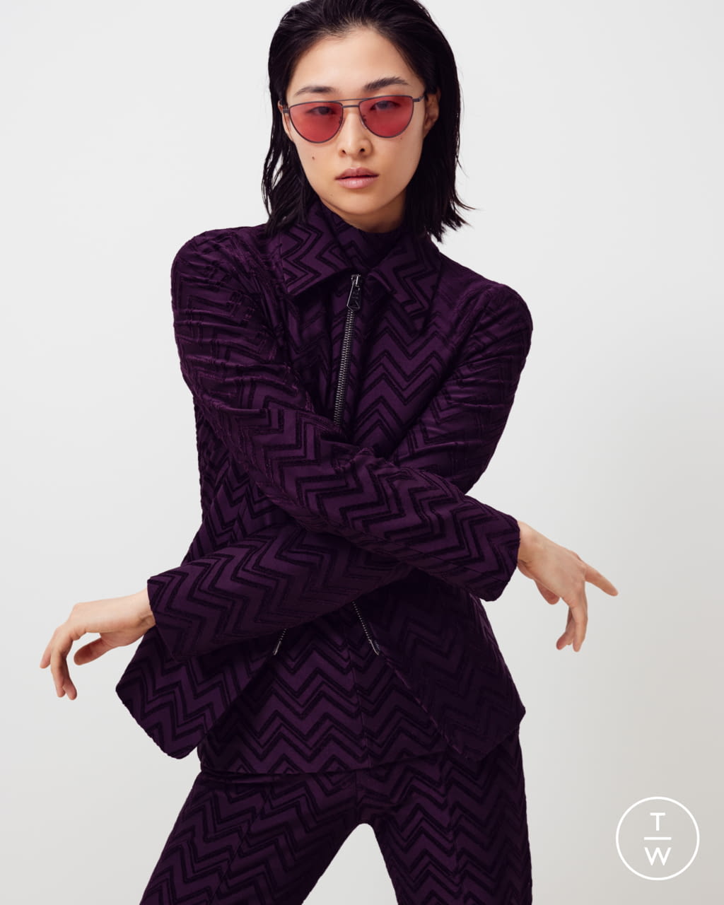 Fashion Week Paris Fall/Winter 2022 look 6 from the Paul Smith collection 女装