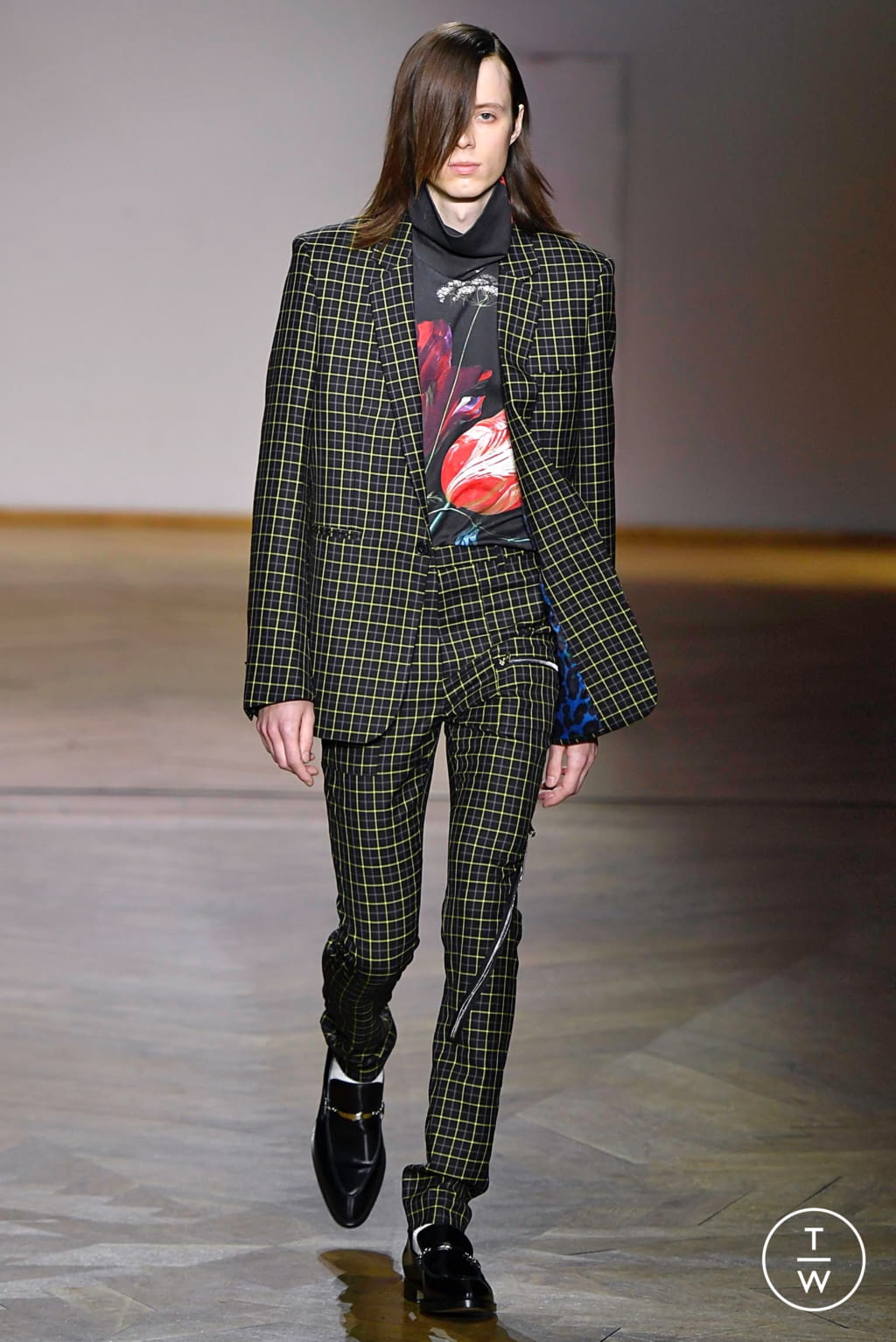 Fashion Week Paris Fall/Winter 2019 look 13 from the Paul Smith collection 男装