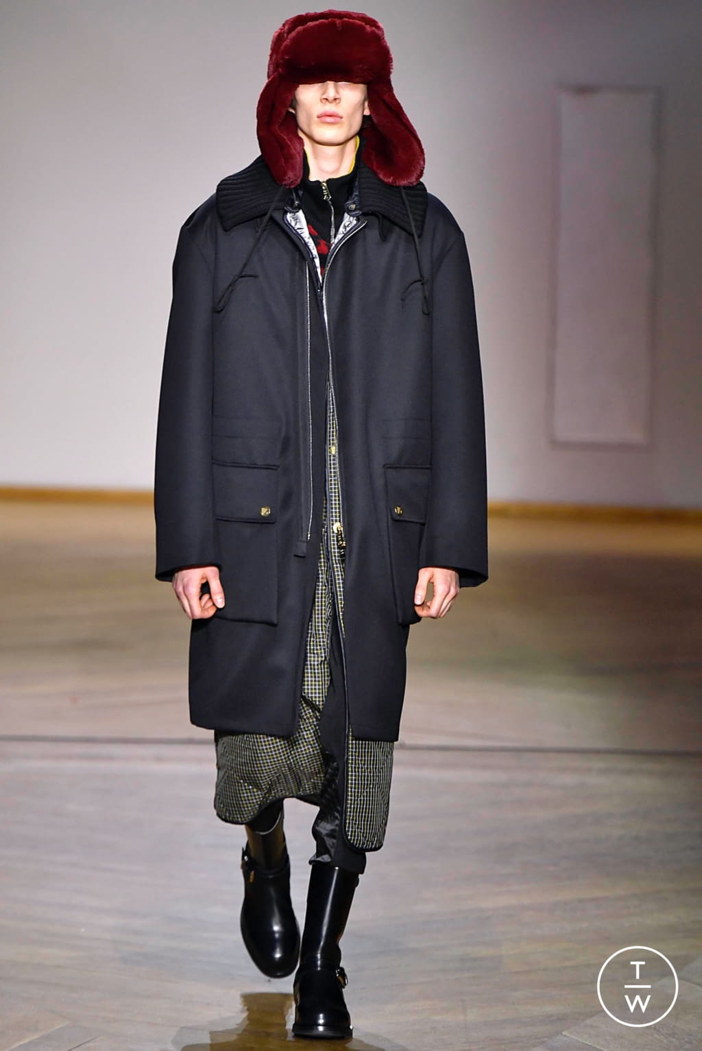 Fashion Week Paris Fall/Winter 2019 look 56 from the Paul Smith collection 男装
