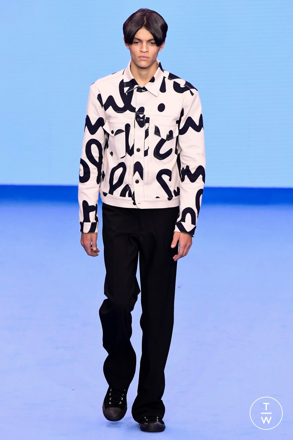 Fashion Week Paris Fall/Winter 2020 look 21 from the Paul Smith collection menswear