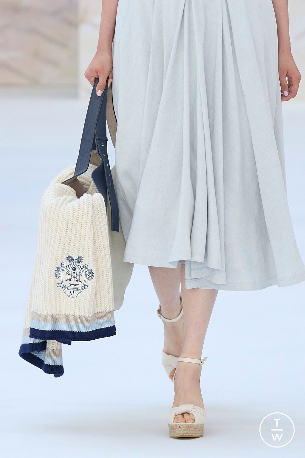 Fashion Week London Spring/Summer 2024 look 2 from the Paul Costelloe collection womenswear accessories