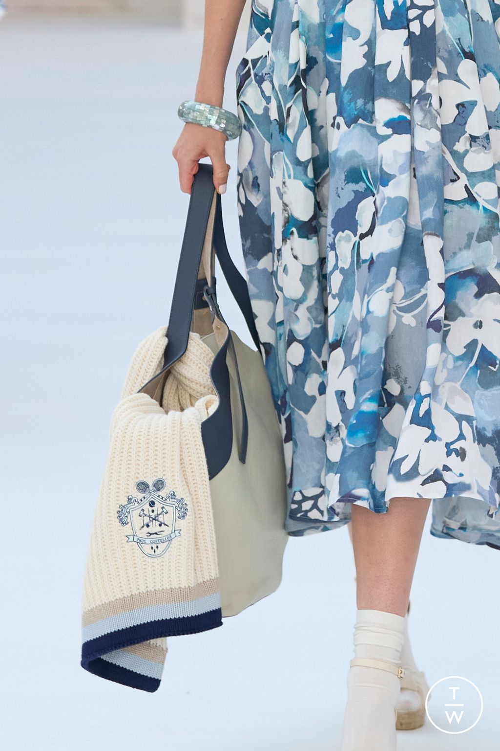 Fashion Week London Spring/Summer 2024 look 9 from the Paul Costelloe collection womenswear accessories