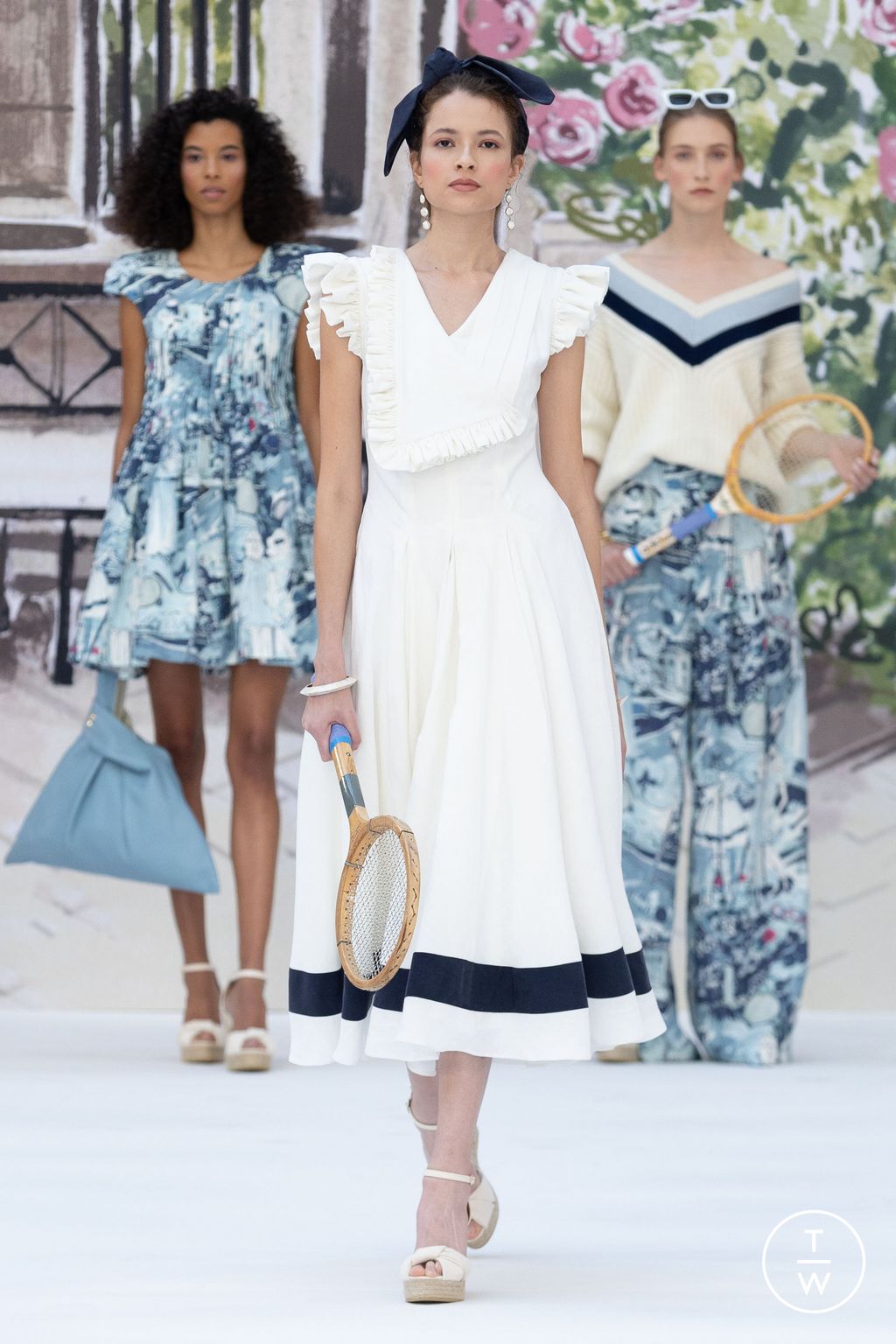 Fashion Week London Spring/Summer 2024 look 5 from the Paul Costelloe collection womenswear