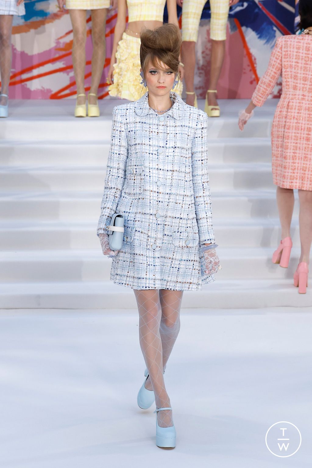 Fashion Week London Spring/Summer 2026 look 5 from the Paul Costelloe collection womenswear