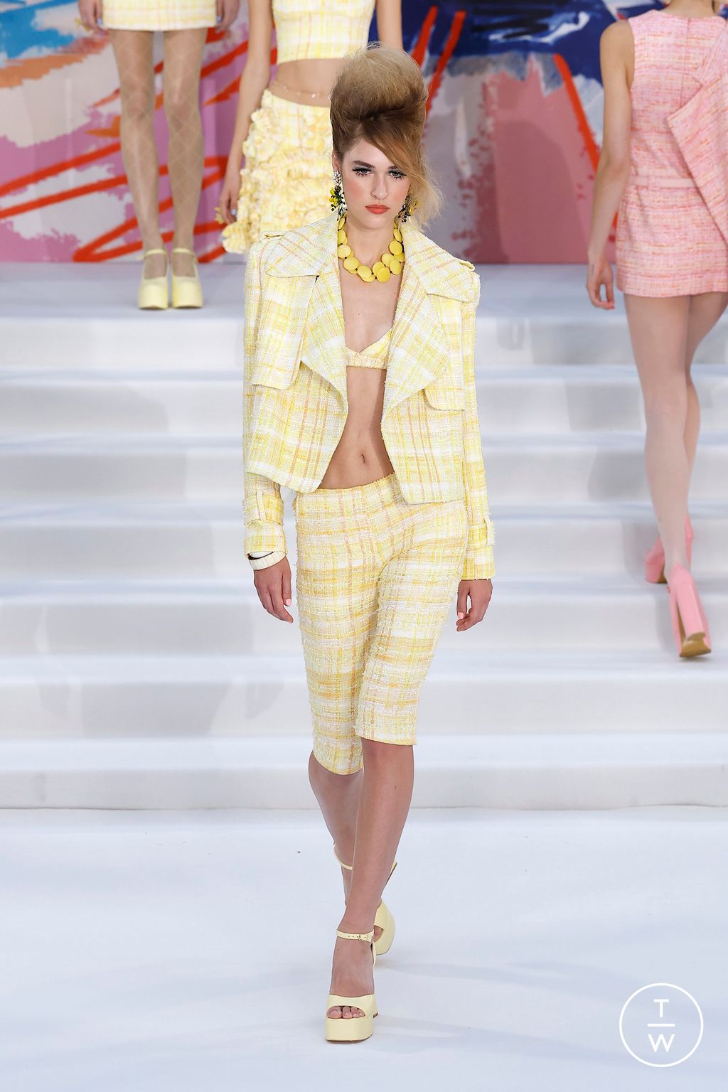 Fashion Week London Spring/Summer 2026 look 7 from the Paul Costelloe collection womenswear
