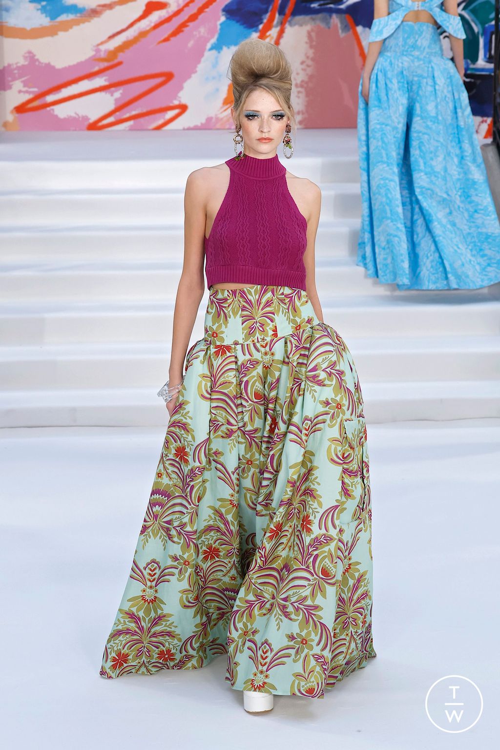 Fashion Week London Spring/Summer 2026 look 21 from the Paul Costelloe collection womenswear