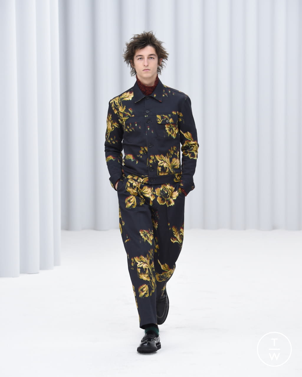 Fashion Week Paris Fall/Winter 2021 look 2 de la collection Paul Smith menswear