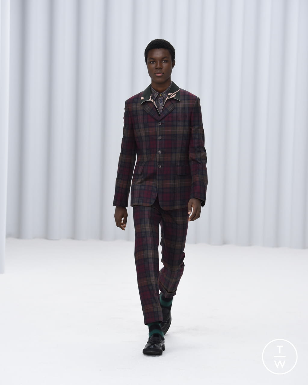 Fashion Week Paris Fall/Winter 2021 look 8 from the Paul Smith collection menswear